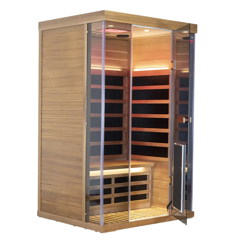 Wizzisauna SR02 2 Person Red Cedar Far Infrared Sauna