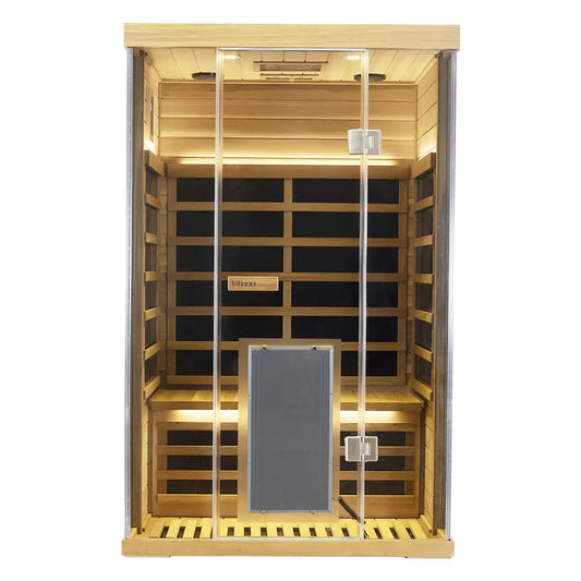 Wizzisauna SR02 2 Person Red Cedar Far Infrared Sauna