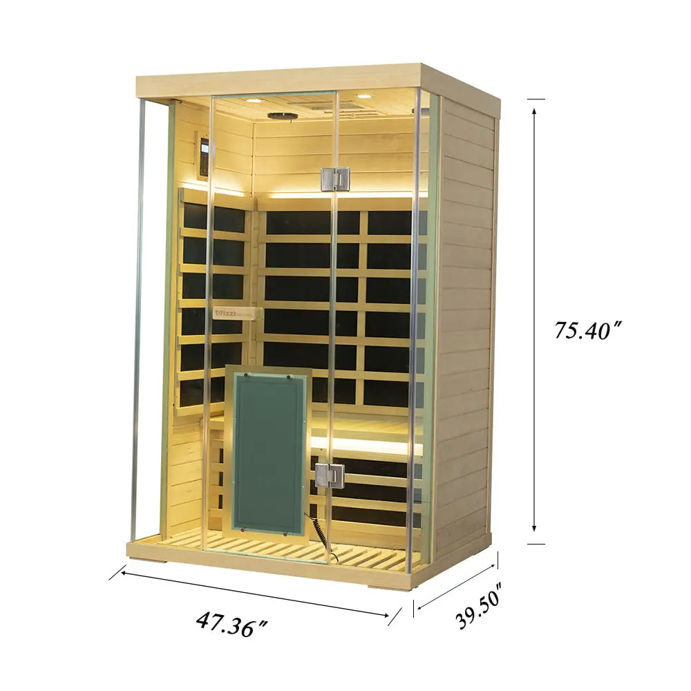 Wizzisauna SH02 2 Person Far Infrared Sauna