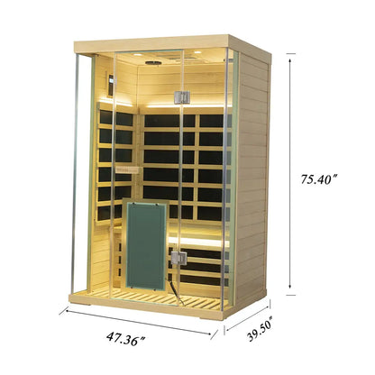 Wizzisauna SH02 2 Person Far Infrared Sauna