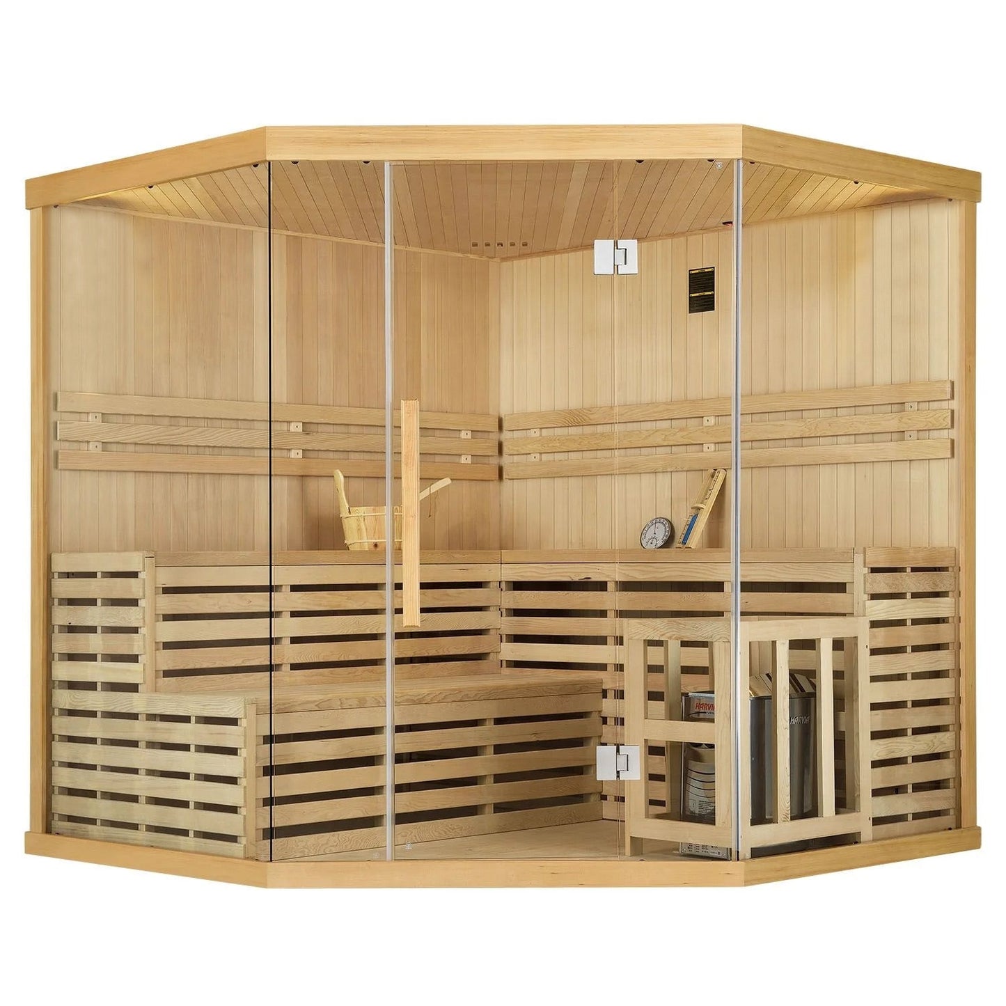 SAUNAONES® 5-6 People Traditional Steam Sauna Room Luxury 1