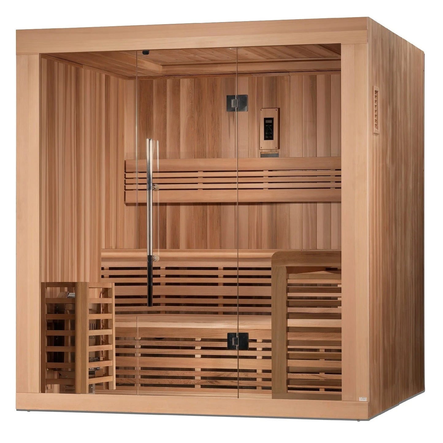 SAUNAONES® 5-6 PERSON TRADITIONAL STEAM SAUNA MODERN RELAX 3