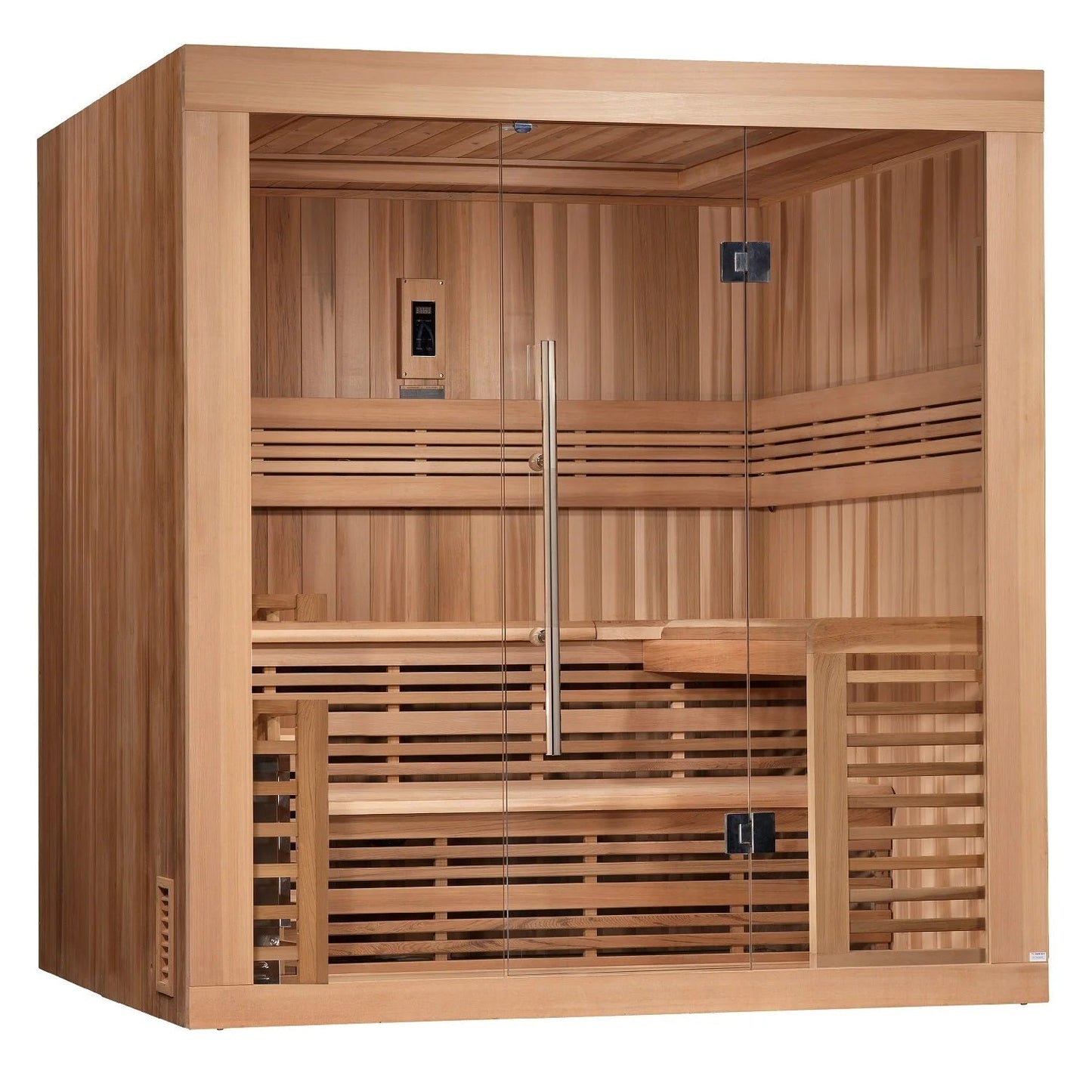 SAUNAONES® 5-6 PERSON TRADITIONAL STEAM SAUNA MODERN RELAX 3