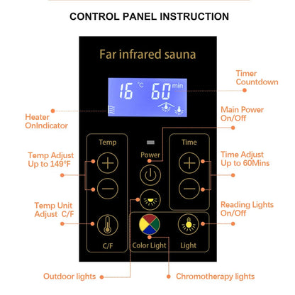 Wizzisauna SR07 2 Person Far Infrared Sauna Red Cedar