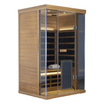 Wizzisauna SR02 2 Person Red Cedar Far Infrared Sauna