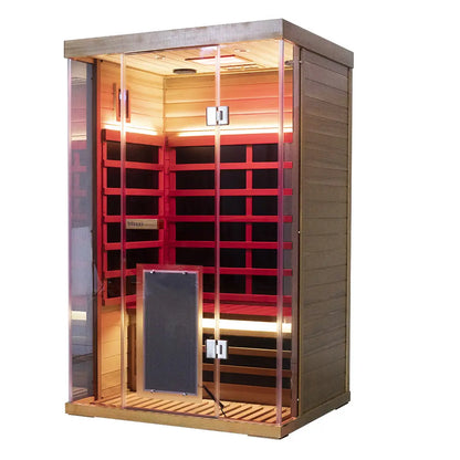 Wizzisauna SR02 2 Person Red Cedar Far Infrared Sauna