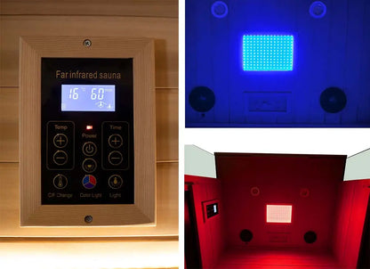 Wizzisauna SR02 2 Person Red Cedar Far Infrared Sauna