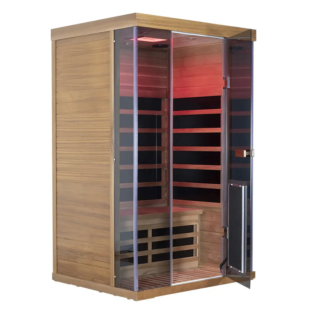 Wizzisauna SR02 2 Person Red Cedar Far Infrared Sauna