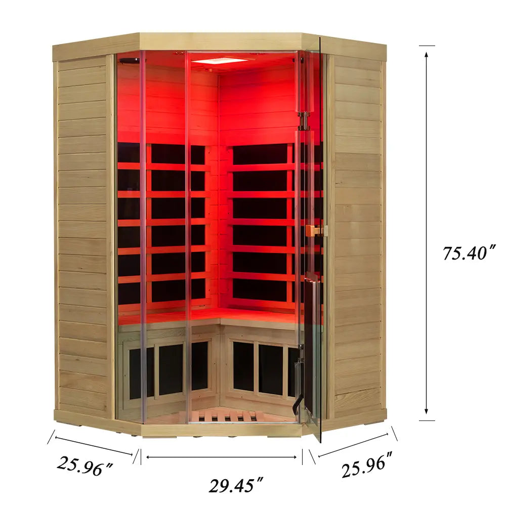 Wizzisauna SH07 2 Person Far Infrared Sauna