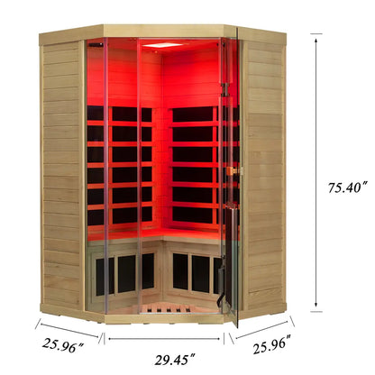Wizzisauna SH07 2 Person Far Infrared Sauna