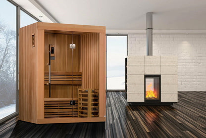 SAUNAONES® 2 Person Traditional Steam Sauna Modern Relax 1-in stock(Delivered in 20-25 days.)