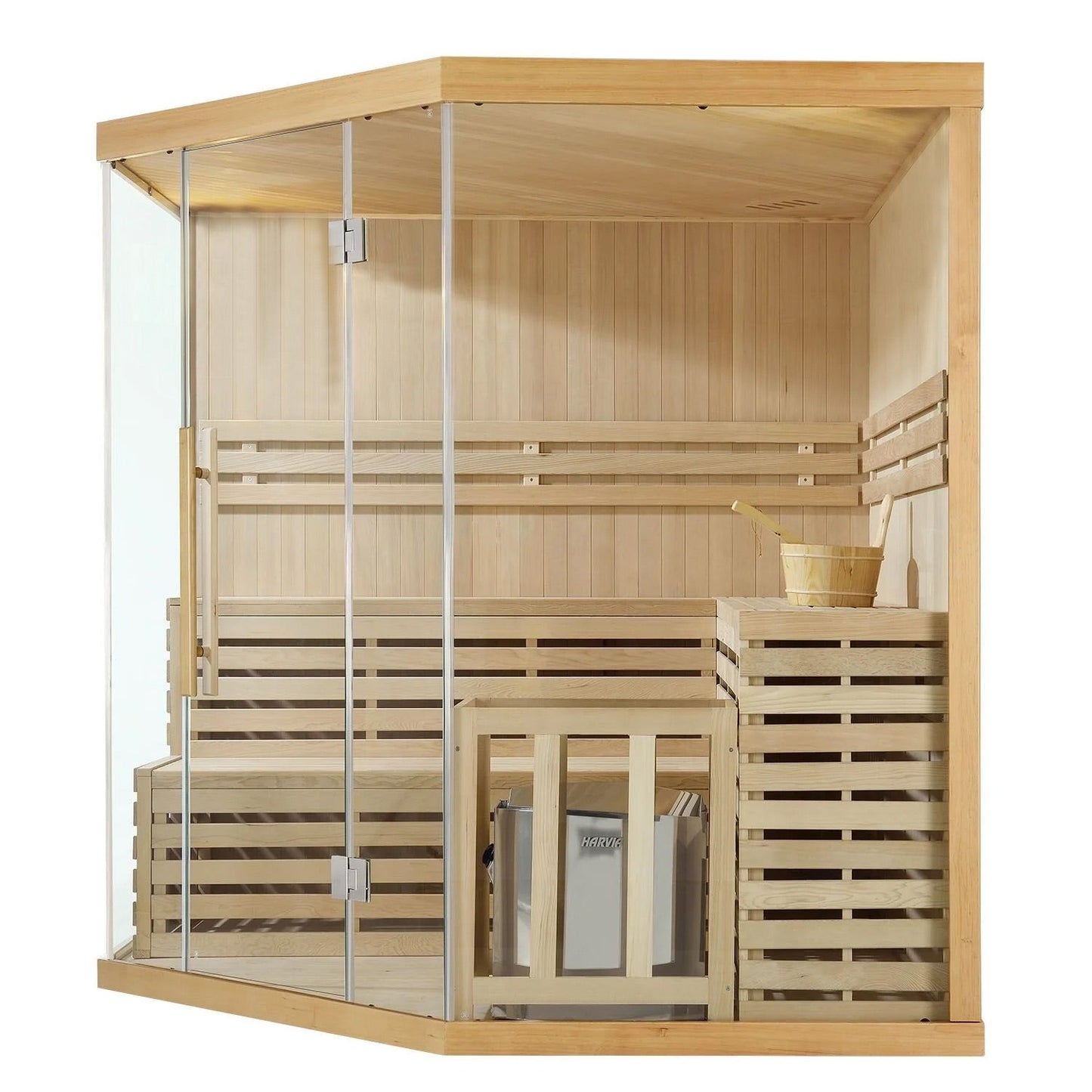 SAUNAONES® 5-6 People Traditional Steam Sauna Room Luxury 1