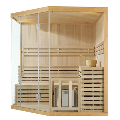 SAUNAONES® 5-6 People Traditional Steam Sauna Room Luxury 1