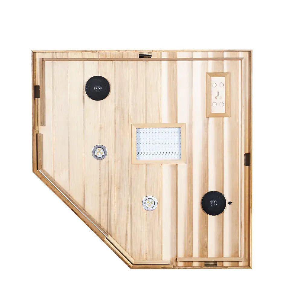 Wizzisauna SR07 2 Person Far Infrared Sauna Red Cedar