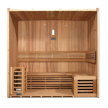 SAUNAONES® 3 PERSON TRADITIONAL STEAM SAUNA MODERN RELAX 2
