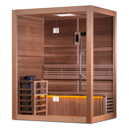 SAUNAONES® 2-3 Person Traditional Steam Sauna Modern Relax 4