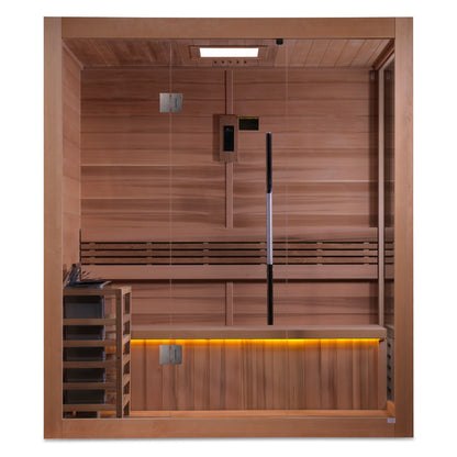SAUNAONES® 3 Person Traditional Steam Sauna Modern Relax 5