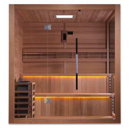 SAUNAONES® 4-6 Person Traditional Steam Sauna Modern Relax 6