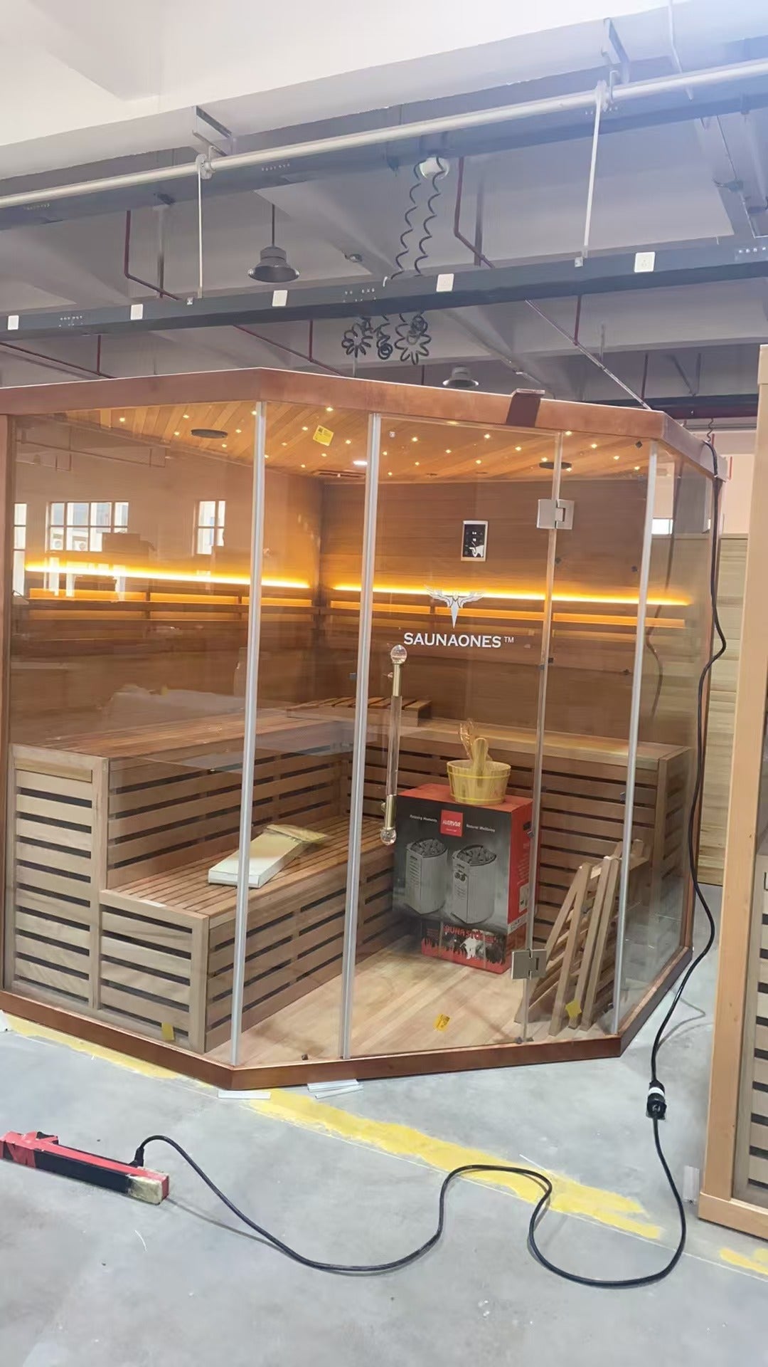 SAUNAONES® 5-6 People Traditional Steam Sauna Room Luxury 1