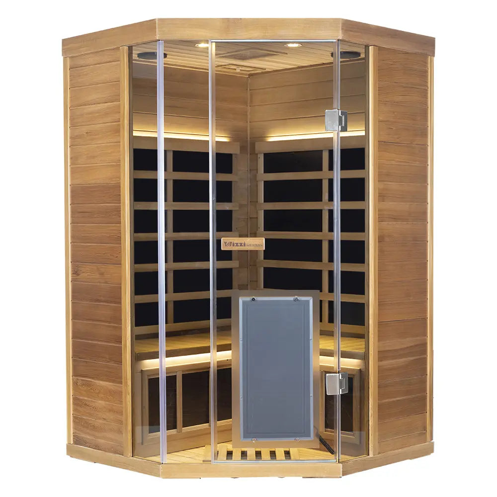 Wizzisauna SR07 2 Person Far Infrared Sauna Red Cedar