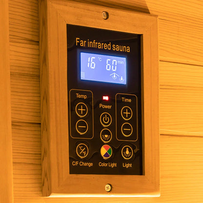 Wizzisauna SR02 2 Person Red Cedar Far Infrared Sauna