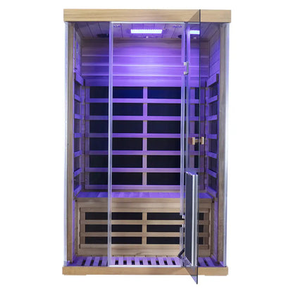 Wizzisauna SR02 2 Person Red Cedar Far Infrared Sauna