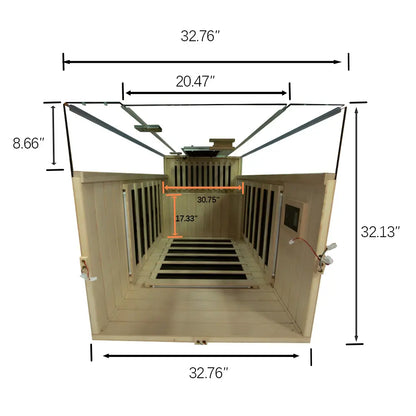Wizzisauna SH01 1 Person Far Infrared Sauna