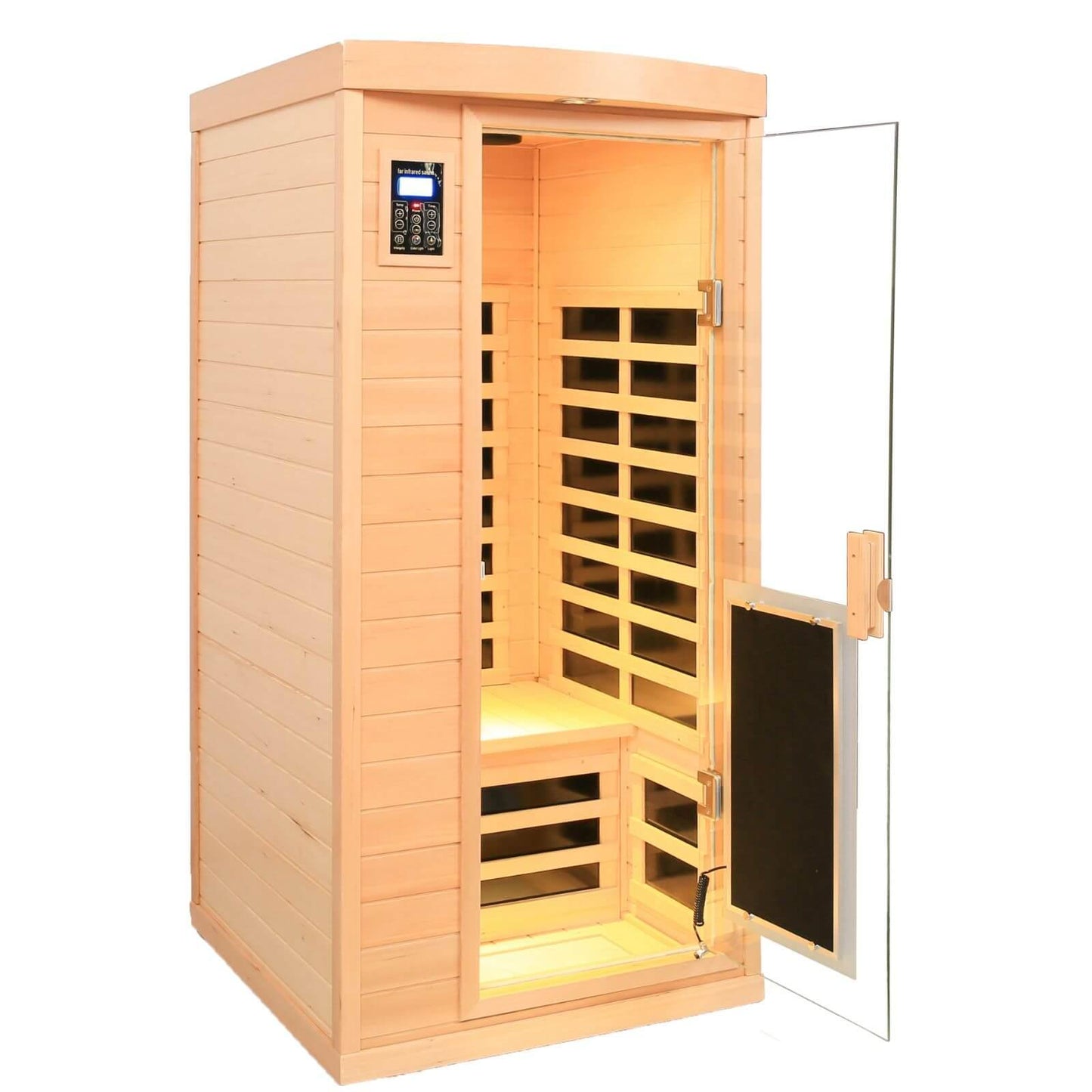 Maxwell-901BH 1 Person Ultra-Low EMF Far Infrared Sauna