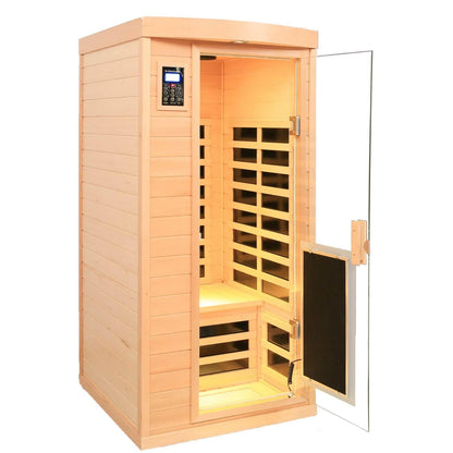 Maxwell-901BH 1 Person Ultra-Low EMF Far Infrared Sauna