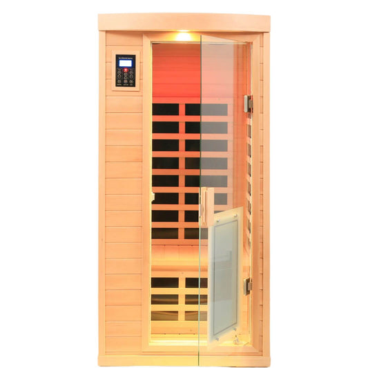Maxwell-901BH 1 Person Ultra-Low EMF Far Infrared Sauna