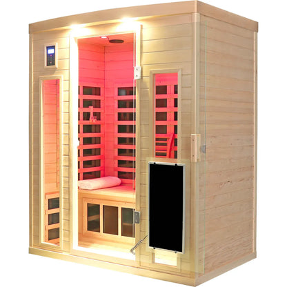 Maxwell-903BH 3 Person Ultra-Low EMF Far Infrared Sauna