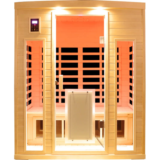 Maxwell-903BH 3 Person Ultra-Low EMF Far Infrared Sauna