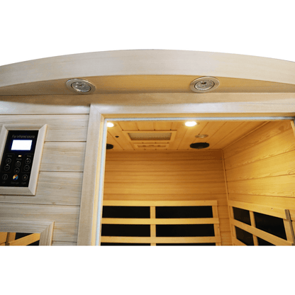 Maxwell-902BH 2 Person Ultra-Low EMF Far Infrared Sauna (Enhanced with Red Light Therapy)
