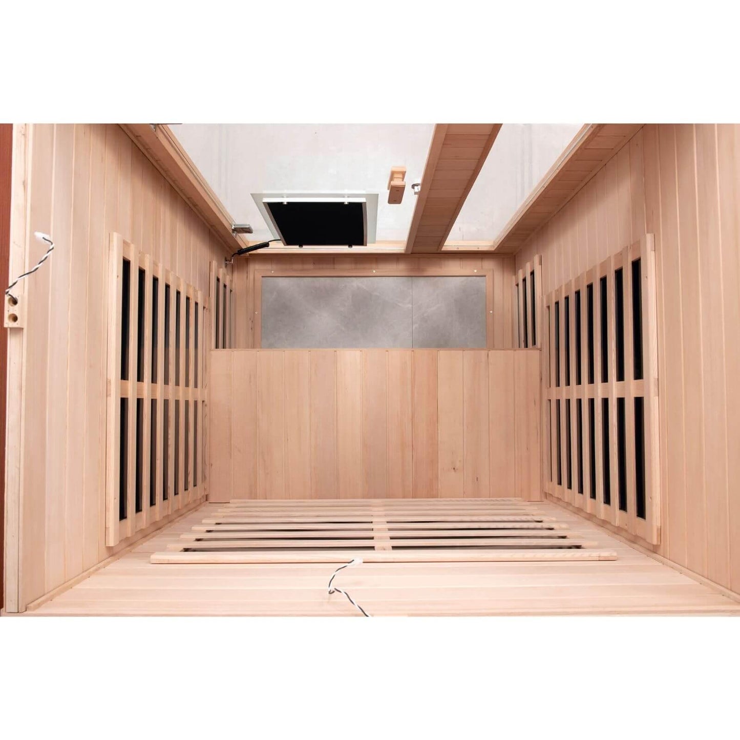 Maxwell-902BH 2 Person Ultra-Low EMF Far Infrared Sauna (Enhanced with Red Light Therapy)