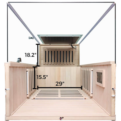 Maxwell-909XH/R 1 Person Ultra-Low EMF Far Infrared Sauna | While Supplies Last