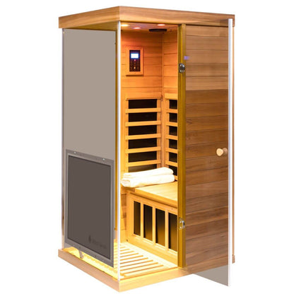 Maxwell-909XH/R 1 Person Ultra-Low EMF Far Infrared Sauna | While Supplies Last