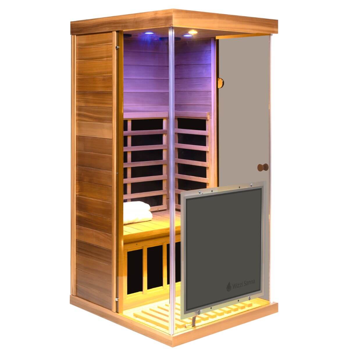 Maxwell-909XH/R 1 Person Ultra-Low EMF Far Infrared Sauna | While Supplies Last