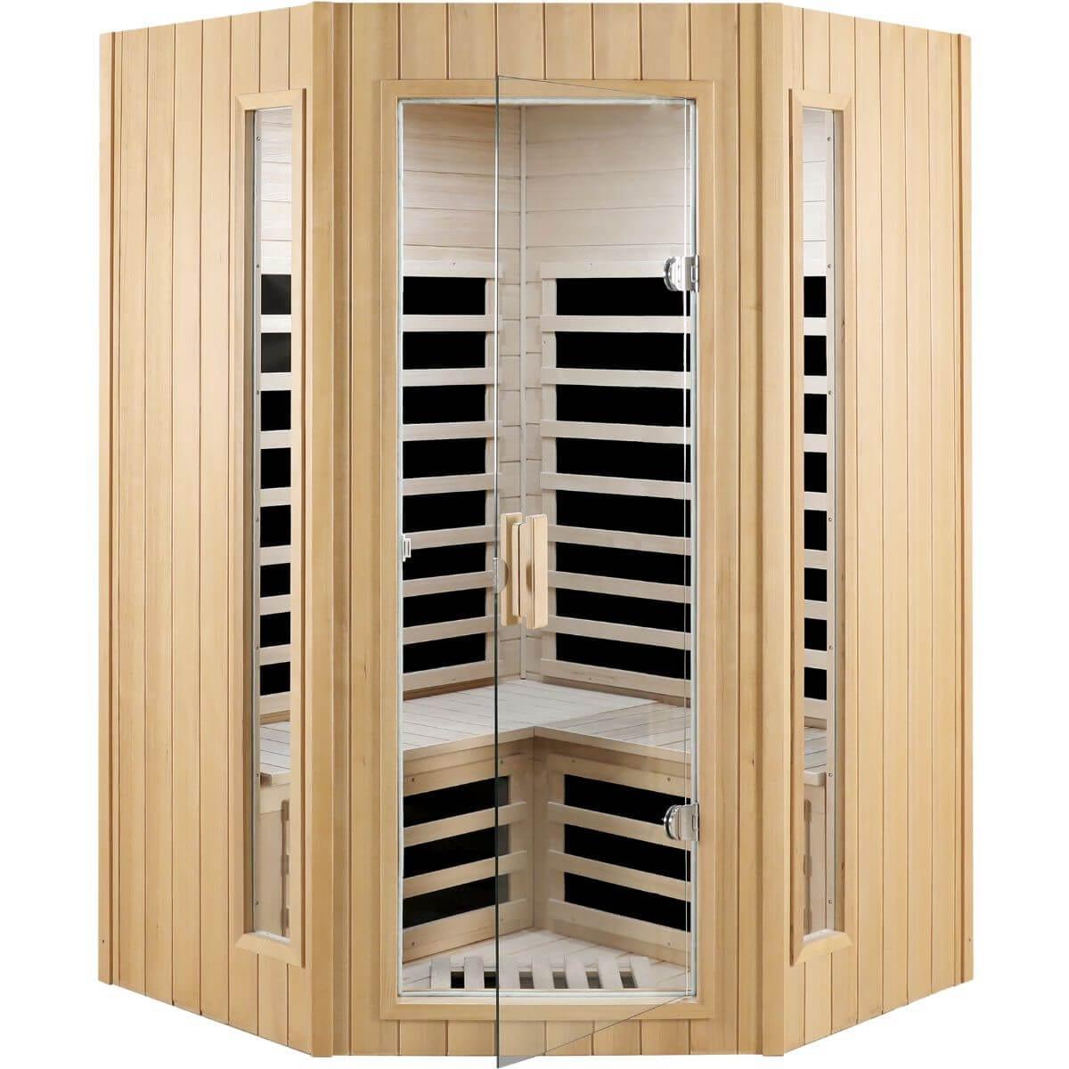 Sold Out | Purity-907GHC Corner 2 Person Far Infrared Sauna | Restocking Expected in Mid-March