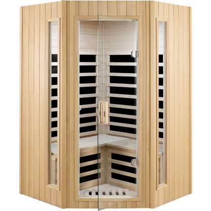 Sold Out | Purity-907GHC Corner 2 Person Far Infrared Sauna | Restocking Expected in Mid-March