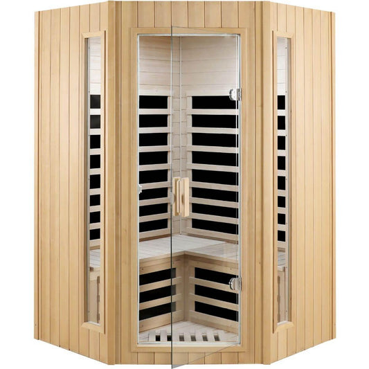 Sold Out | Purity-907GHC Corner 2 Person Far Infrared Sauna | Restocking Expected in Mid-March
